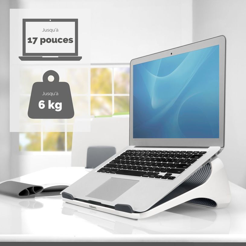 0043859664153-Fellowes I-Spire Series - Support pour ordinateur portable - blanc-P_79389559_8-2