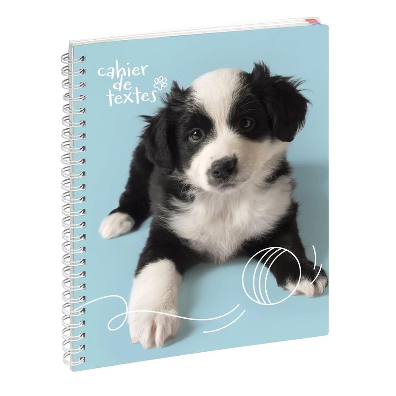 3660942244183-Cahier de textes spiralé Animaux - 17 x 22 cm - disponible dans différentes couleurs - Ex-P_79394629_2-0
