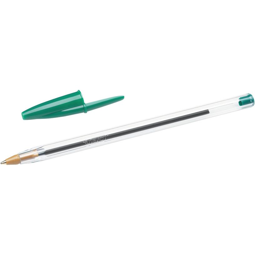 2012348676562-BIC Cristal - Stylo à bille - vert - 1 mm - pointe moyenne-P_79395557_2-1