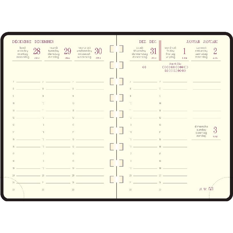 3660942049672-Agenda de poche spiralé Duo Kaa Eurotime 15S - 1 semaine sur 2 pages - 10,5 x 15,5 cm - disponible dans diff-P_79398213_6-4