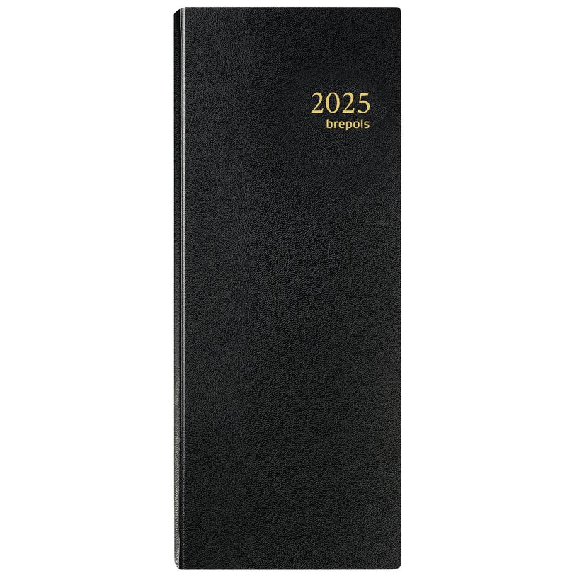 5412303101158-Agenda long Lima Saturnus - 1 jour par page - 12,8 x 33 cm - noir - Brepols-P_79399363_2-0