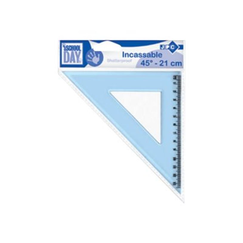 3457709384158-JPC  équerre 21 cm 45° plastique incassable-P_79399991_1-0