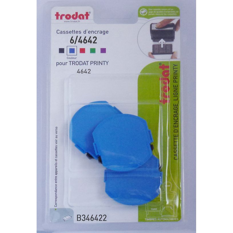 3459593464220-Trodat - 3 Encriers 6/4642 recharges pour tampon Printy 4642 - bleu-P_79400259_1-0