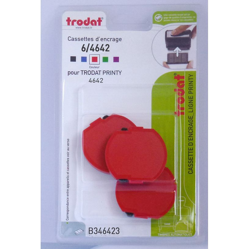 3459593464237-Trodat - 3 Encriers 6/4642 recharges pour tampon Printy 4642 - rouge-P_79400260_1-0