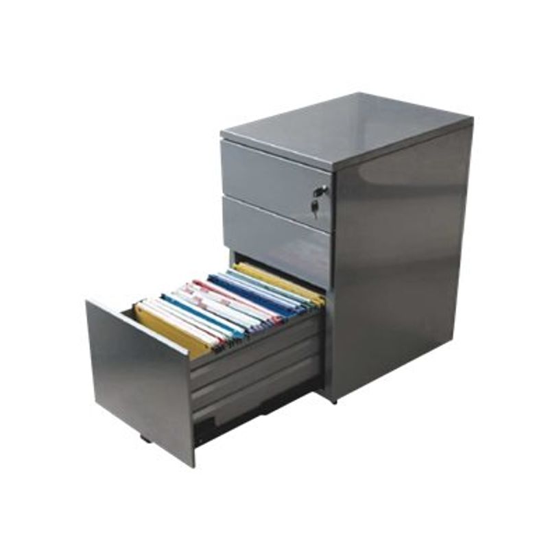 3219091962266-Caisson bout de bureau - 3 tiroirs - 69 x 41,6 x 74,6 cm - anthracite-P_79401158_1-0