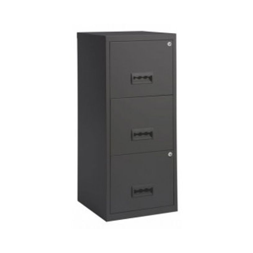 0000794012548-Classeur 3 tiroirs pour dossiers suspendus - 96 x 40 x 40 cm - anthracite-P_79401254_1-0