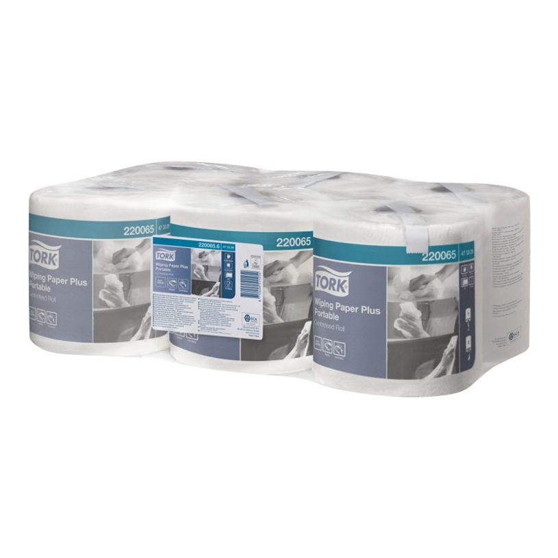 2012349943588-Tork Plus Portable M2 - Rouleau d'essuie-tout - 400 feuilles - pack de 6-P_79404571_3-2