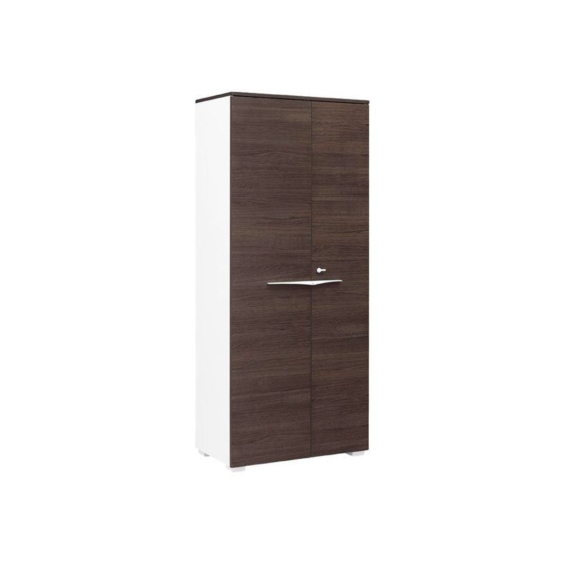 3483600647474-Armoire haute XENON - L80 x H188 x P45 - 2 portes - Chêne royal-P_79406898_1-0