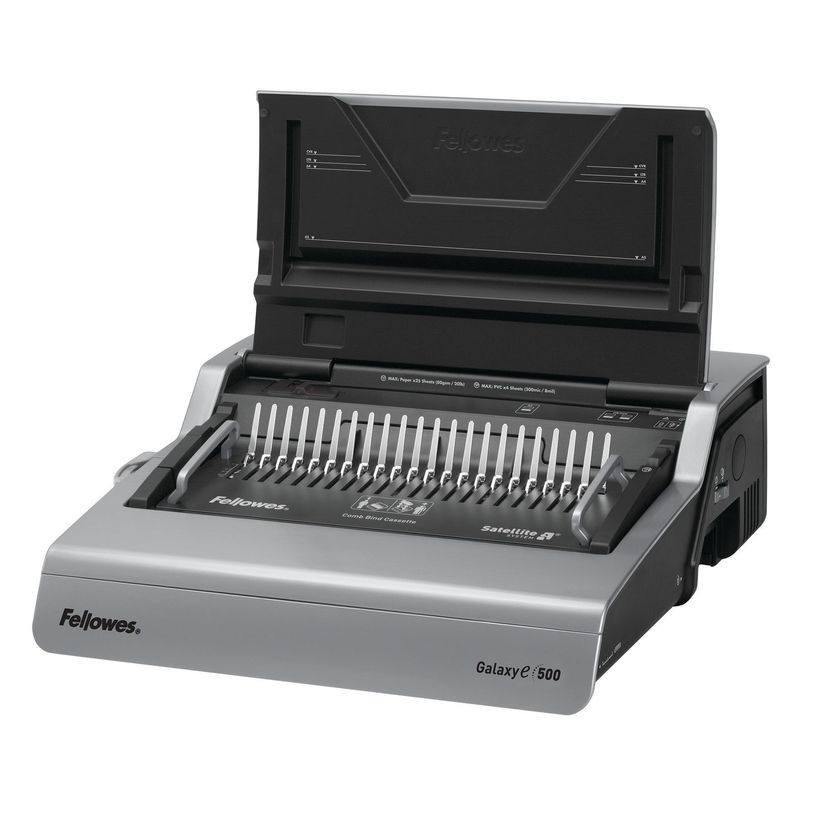 0043859522262-Fellowes Galaxy-E 500 - machine à relier / relieuse perforeuse éléctrique - perfore 25 f-P_79407859_2-0