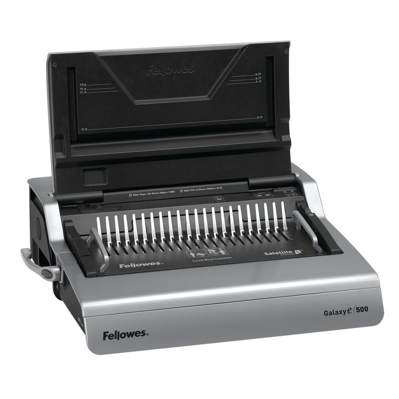 0043859522262-Fellowes Galaxy-E 500 - machine à relier / relieuse perforeuse éléctrique - perfore 25 f-P_79407859_3-1
