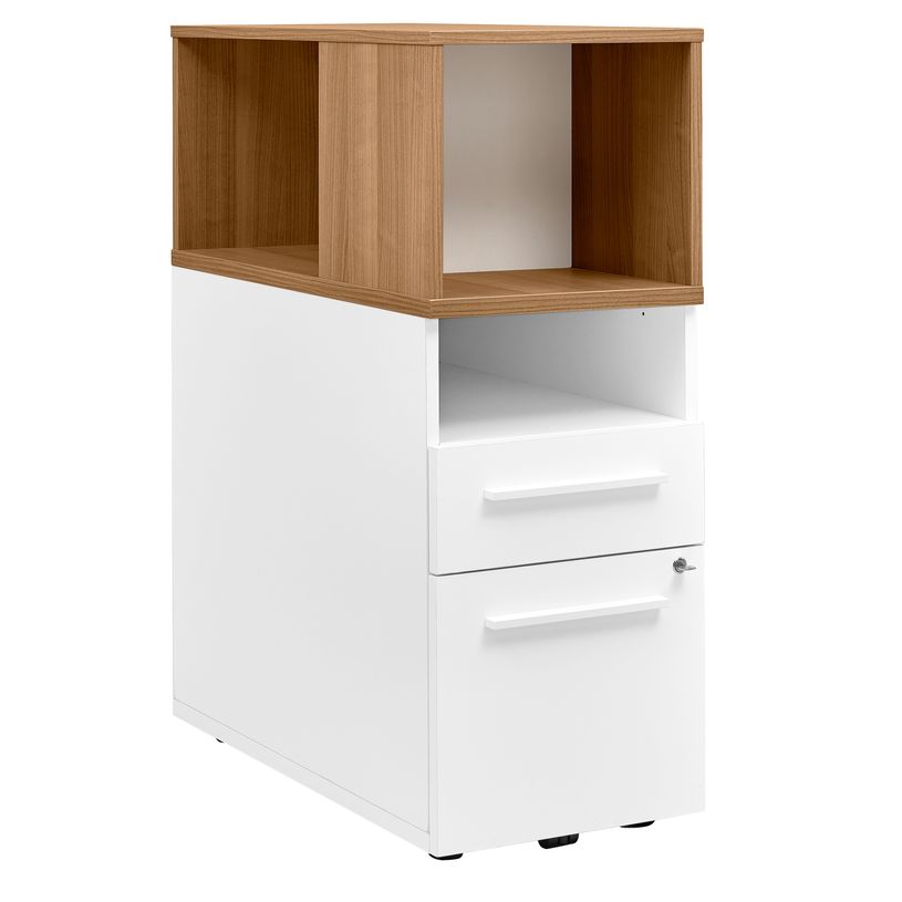 2012349336243-Caisson bout de bureau YES ! - Profondeur 80 cm - top surmeuble Merisier-P_79409703_1-0