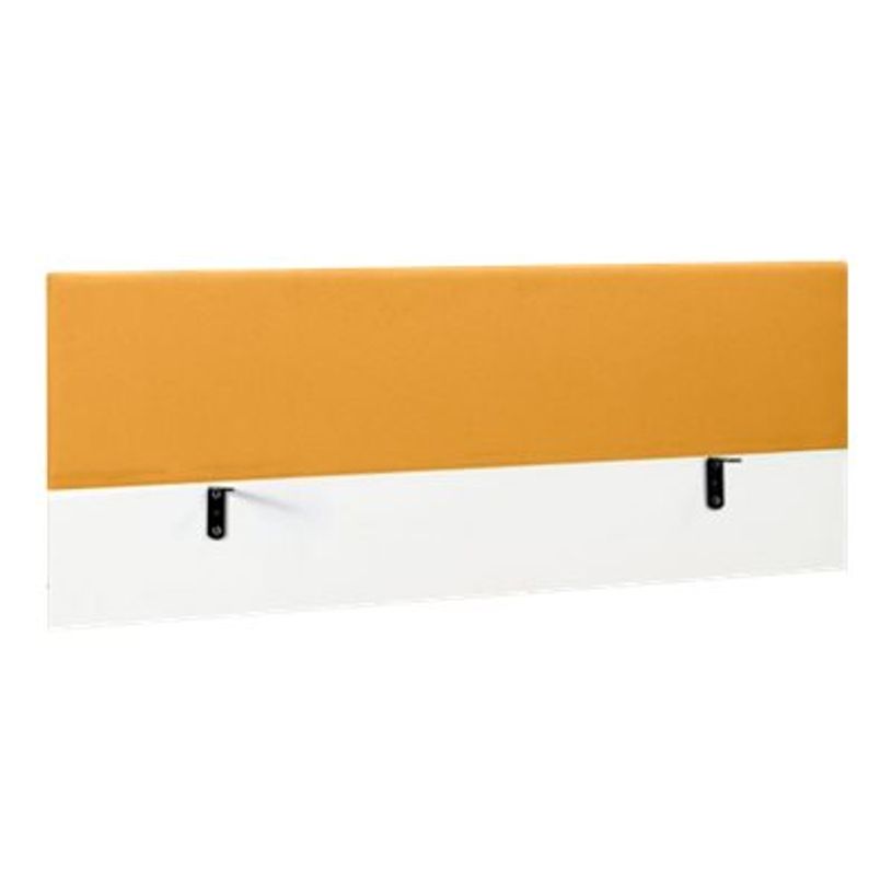 3483600671158-Écran de séparation pour bureau YES ! - L120 x H60 - tissu mandarine-P_79409793_1-0