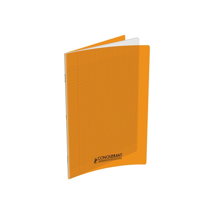 3020120081953-Conquérant Classique - Cahier polypro 24 x 32 cm - 48 pages - grands carreaux (Seyes) - or-P_79409976_1-0