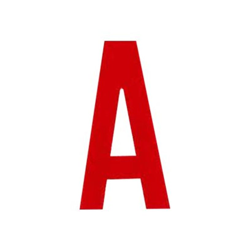 8711234223005-Pickup - Étiquette autocollante - 90 mm - Lettre A - rouge brillant-P_79413011_2-0
