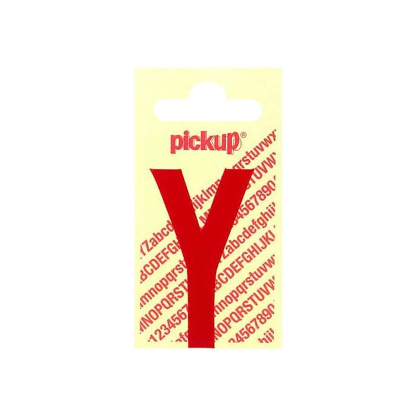 8711234223241-Pickup - Étiquette autocollante - 90 mm - Lettre Y - rouge brillant-P_79413034_1-1