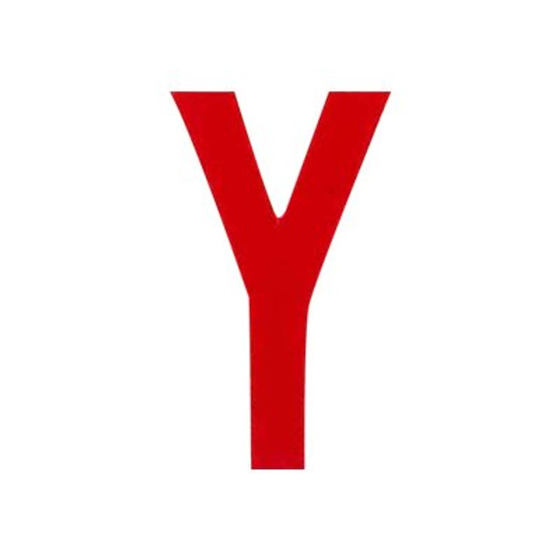8711234223241-Pickup - Étiquette autocollante - 90 mm - Lettre Y - rouge brillant-P_79413034_2-0