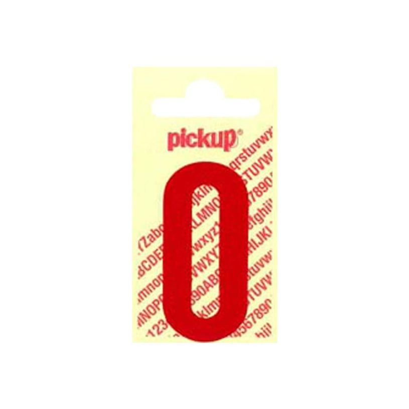 8711234223302-Pickup - Étiquette autocollante - 90 mm - Chiffre 0 - rouge brillant-P_79413036_1-0