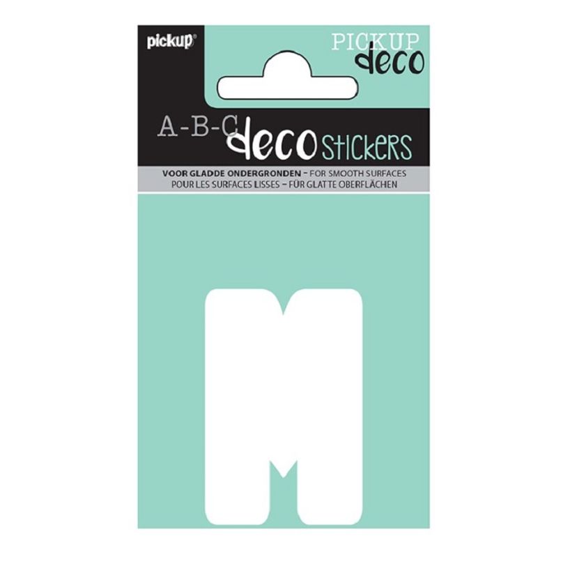 8711234002587-Pickup Déco Anna - Étiquette autocollante 60 mm - Lettre M - blanc-P_79413275_1-0