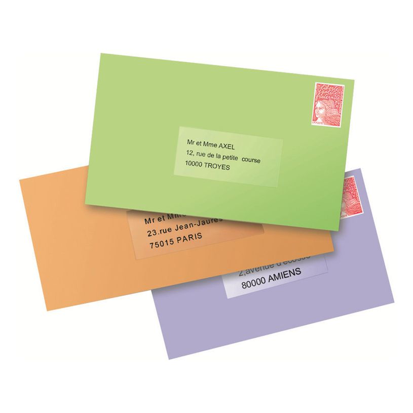3266550261170-Avery - 525 Étiquettes adresse transparentes - 63,5 x 38,1 mm - Impression laser - réf L7-P_79413472_3-2