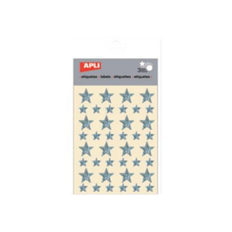 8410782118077-Apli - 3 feuilles gommettes étoile - hologramme argenté-P_79413776_1-0