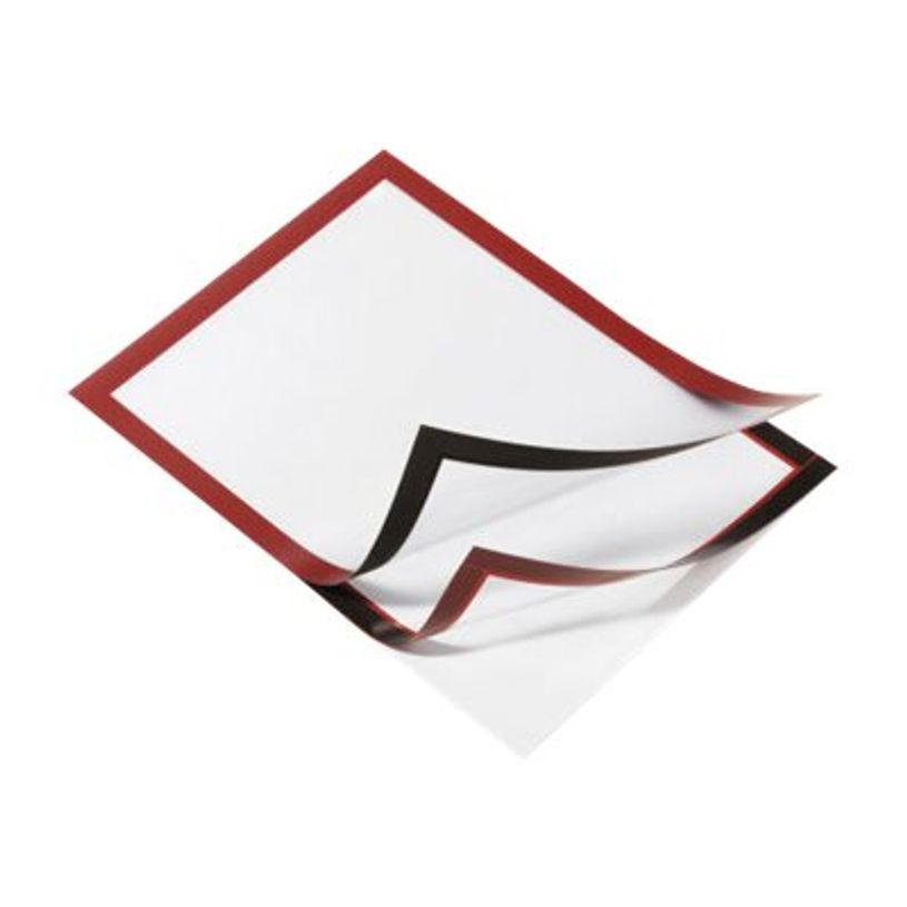 4005546405186-Durable Duraframe - 2 Cadres d'affichage adhésif - A4 - rouge-P_79415373_3-2