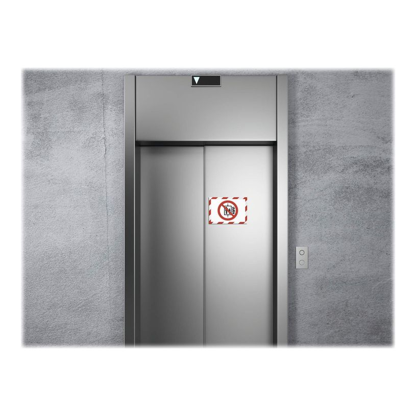 4005546406596-Durable Duraframe Magnetic Security - Cadre d'affichage magnétique bicolore - A4 - rouge/b-P_79415385_9-8