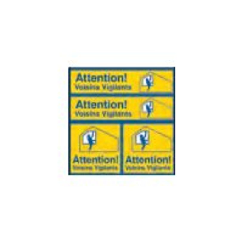 8711234376626-Pickup - Pictogramme - Attention voisins vigilants - 4 autocollants 150 x 150 mm-P_79417838_1-0