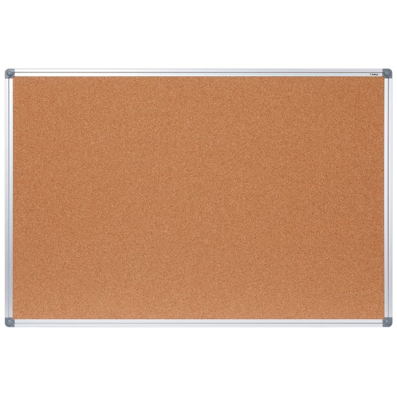 4007885258416-DAHLE - Tableau d'affichage en liège naturel 60 x 90 cm - cadre aluminium-P_79418370_1-0