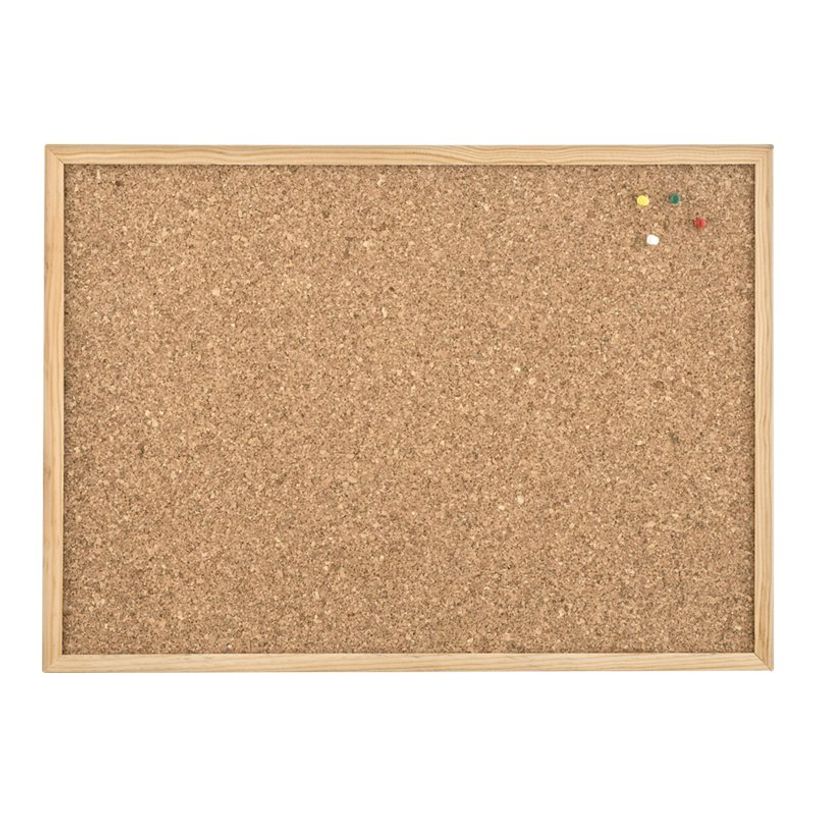 3457701630109-JPC - Tableau d'affichage en liège naturel - 45 x 60 cm - cadre en bois-P_79418743_1-0