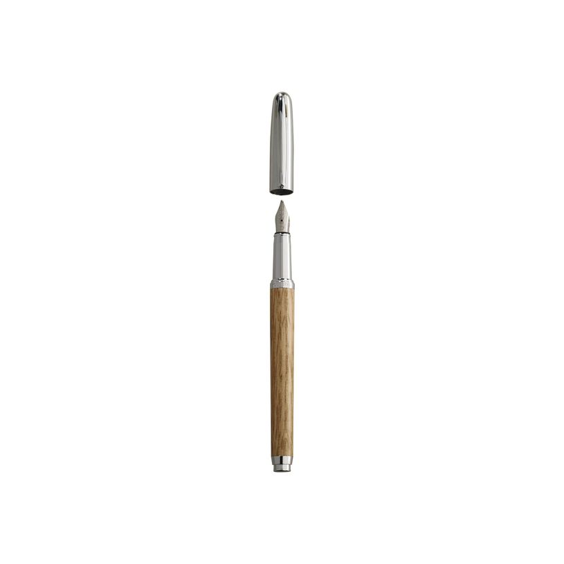 3108722400720-Oberthur Séquoia - Stylo plume chêne / chrome-P_79421293_1-0