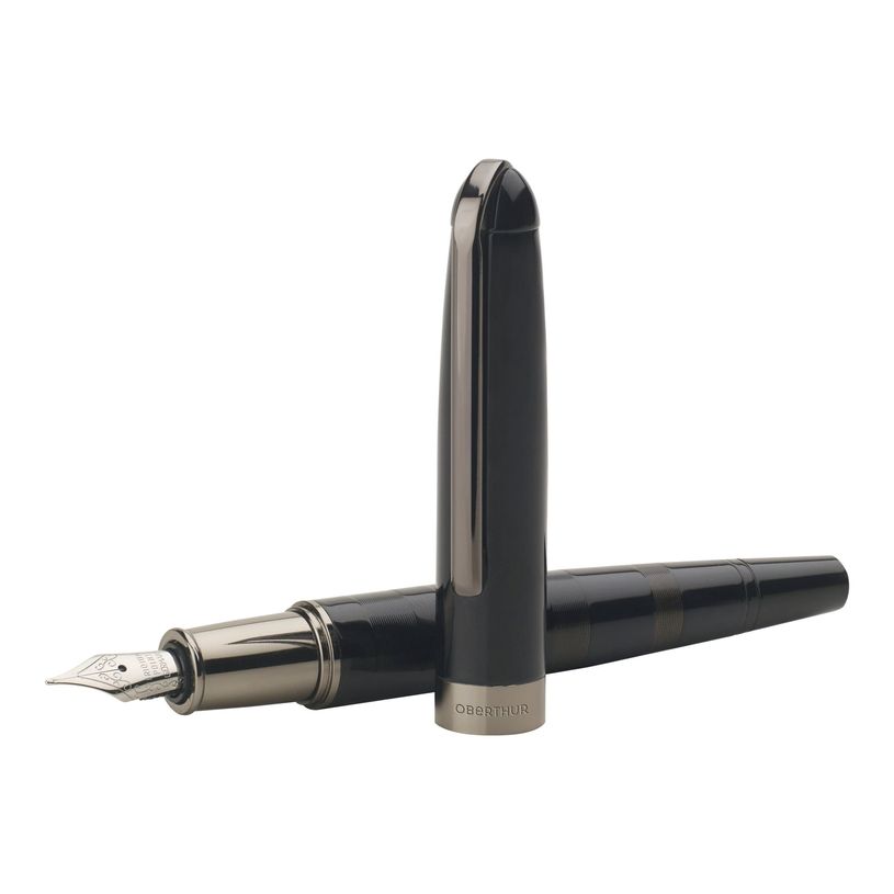 3108722402182-Oberthur Jupiter - Stylo plume noir-P_79421302_2-1