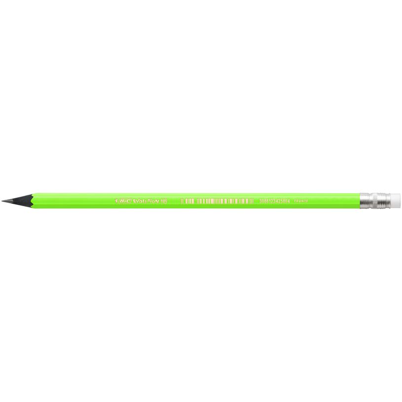 3086123454439-BIC Evolution FLUO - Pack de 12 crayons à papier - couleurs assorties-P_79421770_5-2
