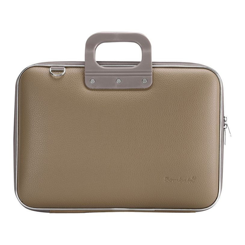 8051406337032-Bombata Classic Vinyle - Sacoche pour ordinateur portable 15" - taupe-P_79422537_1-0