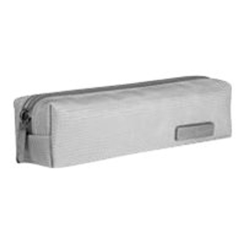8051406337674-Bombata - Trousse nylon imitation croco - gris argenté-P_79422576_1-0