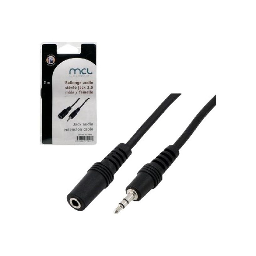 0000006138950-MCL Samar - rallonge de câble audio/stéréo JACK 3,5 (M)/(F) - 2 m-P_79425183_1-0