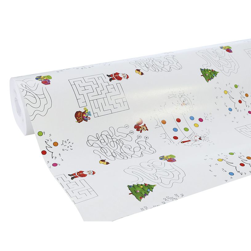 3329682117439-Clairefontaine Excellia - Papier cadeau - 70 cm x 50 m - 80 g/m² - motif jeux Noël-P_79425382_1-0