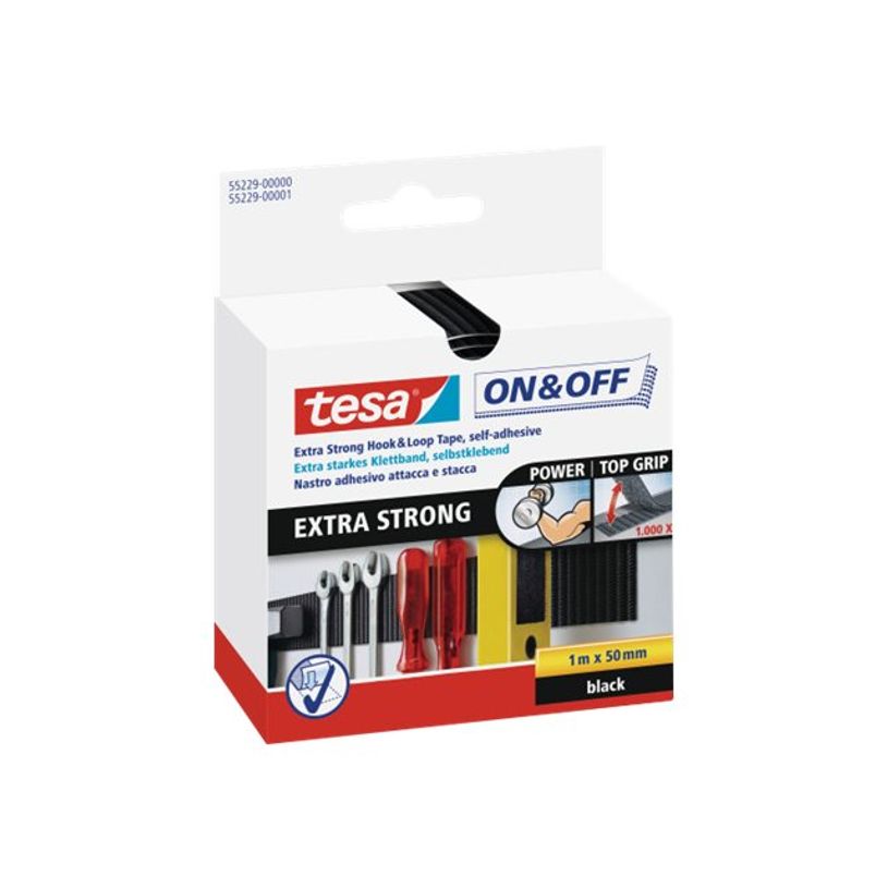 4042448859518-Tesa On & Off Extra Strong - Adhésif de montage noir - 50 mm x 1 m-P_79428181_1-0
