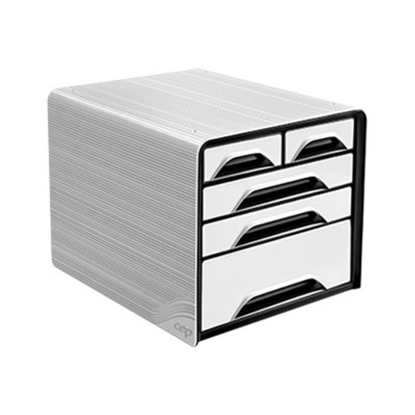 3462159011073-CEP Smoove - Module de classement 5 tiroirs - blanc-P_79428618_1-0