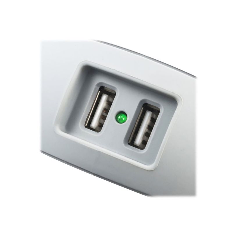 3760110683636-WATT & CO WATTBALL - Multiprise 3 prises - 2 prises 16A + 1 prise 6A + 2 USB - blanc/bleu-P_79428848_5-3