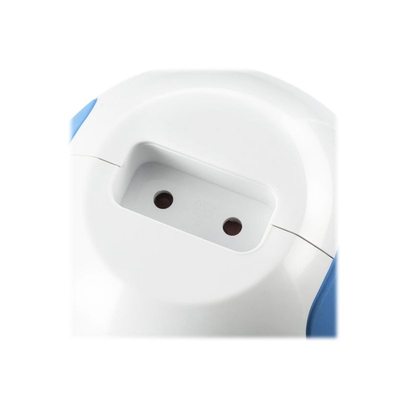 3760110683636-WATT & CO WATTBALL - Multiprise 3 prises - 2 prises 16A + 1 prise 6A + 2 USB - blanc/bleu-P_79428848_7-5
