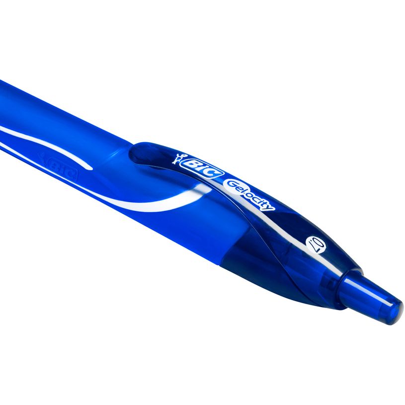 3086123498303-Bic Gelocity QuickDry - Pack de 12 rollers - 0,7 mm - bleu-P_79429254_7-4