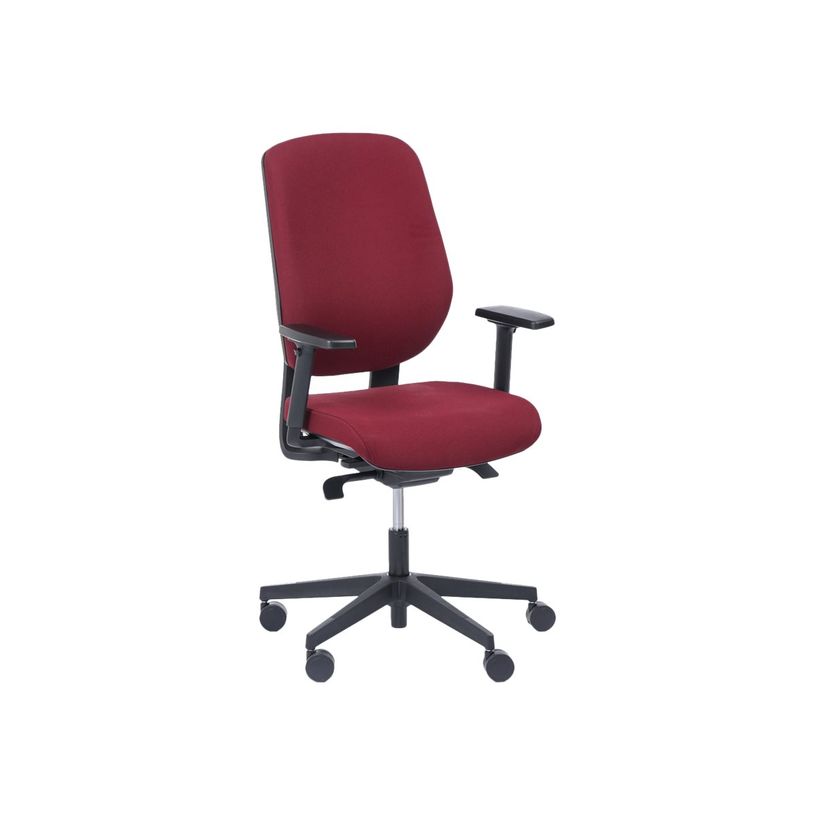 3760185029322-Fauteuil de bureau ROMEO - accoudoirs en option - bordeaux, base noire-P_79429688_3-2