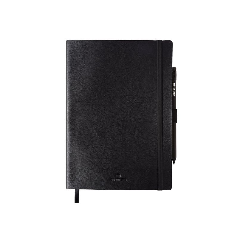 3108725881410-Oberthur - Carnet de notes en cuir à élastiques - A5 - noir-P_79429931_1-0