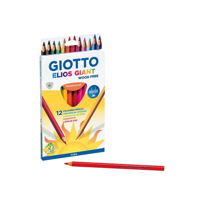 8000825012334-GIOTTO ELIOS GIANT - 12 Crayons de couleur-P_79429992_1-0