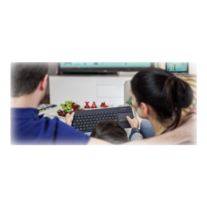 5099206059276-Logitech K400 Plus - clavier sans fil Azerty - avec pavé tactile intégré-P_79431068_7-6