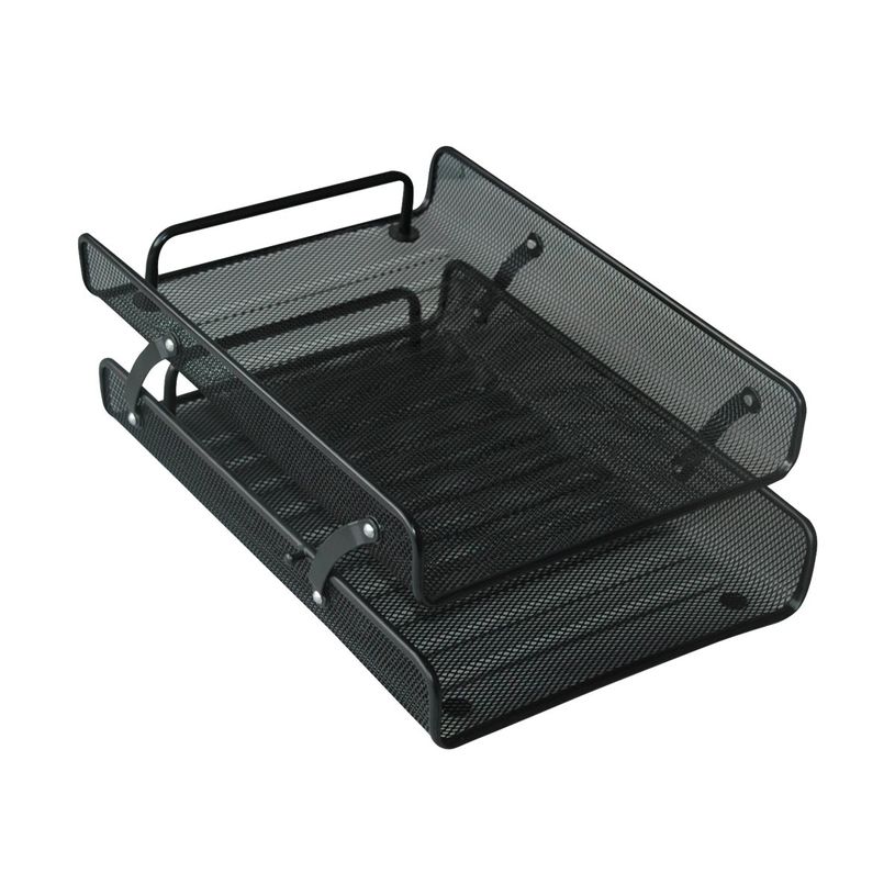 3386177056932-Clementina Frog - Corbeille à courrier - double mesh noir-P_79431872_1-0