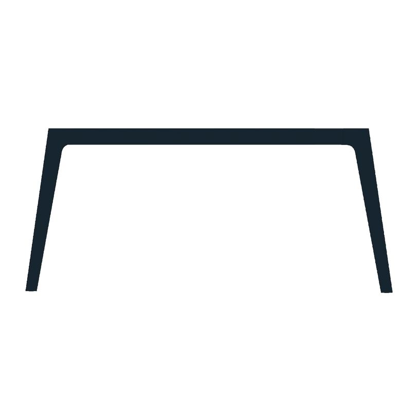 3253310162815-Bureau double STEELY - L160 cm - Double face Depart - Pieds carbone - plateau imitation Ch