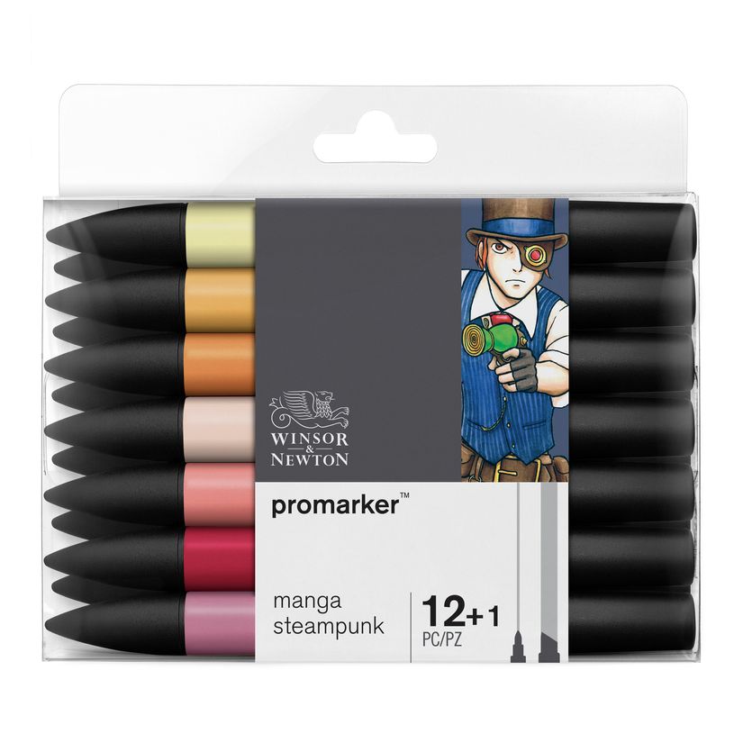 884955070680-ProMarker - Pack de 13 marqueurs double pointe - manga steampunk-P_79432730_1-0