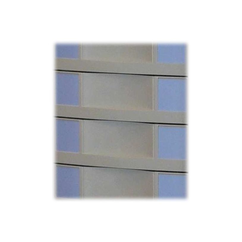3219099811610-Module 4 tiroirs pour armoire à rideaux - hauteur 100 mm - gris/bleu-P_79433049_4-3