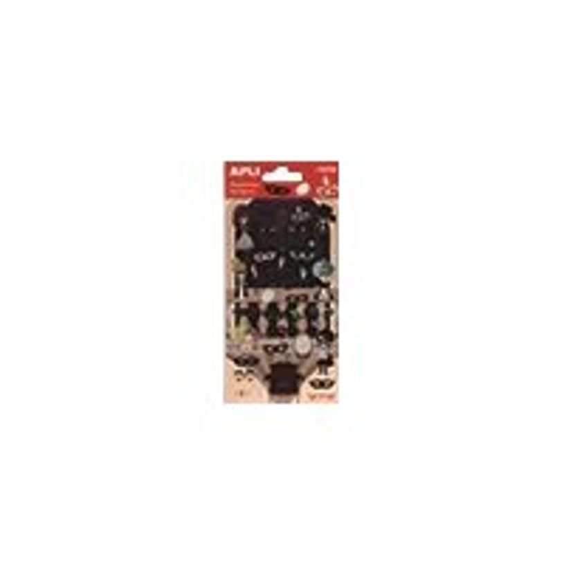 8423614164388-Apli - 1 feuille gommettes masque fête-P_79433067_1-0